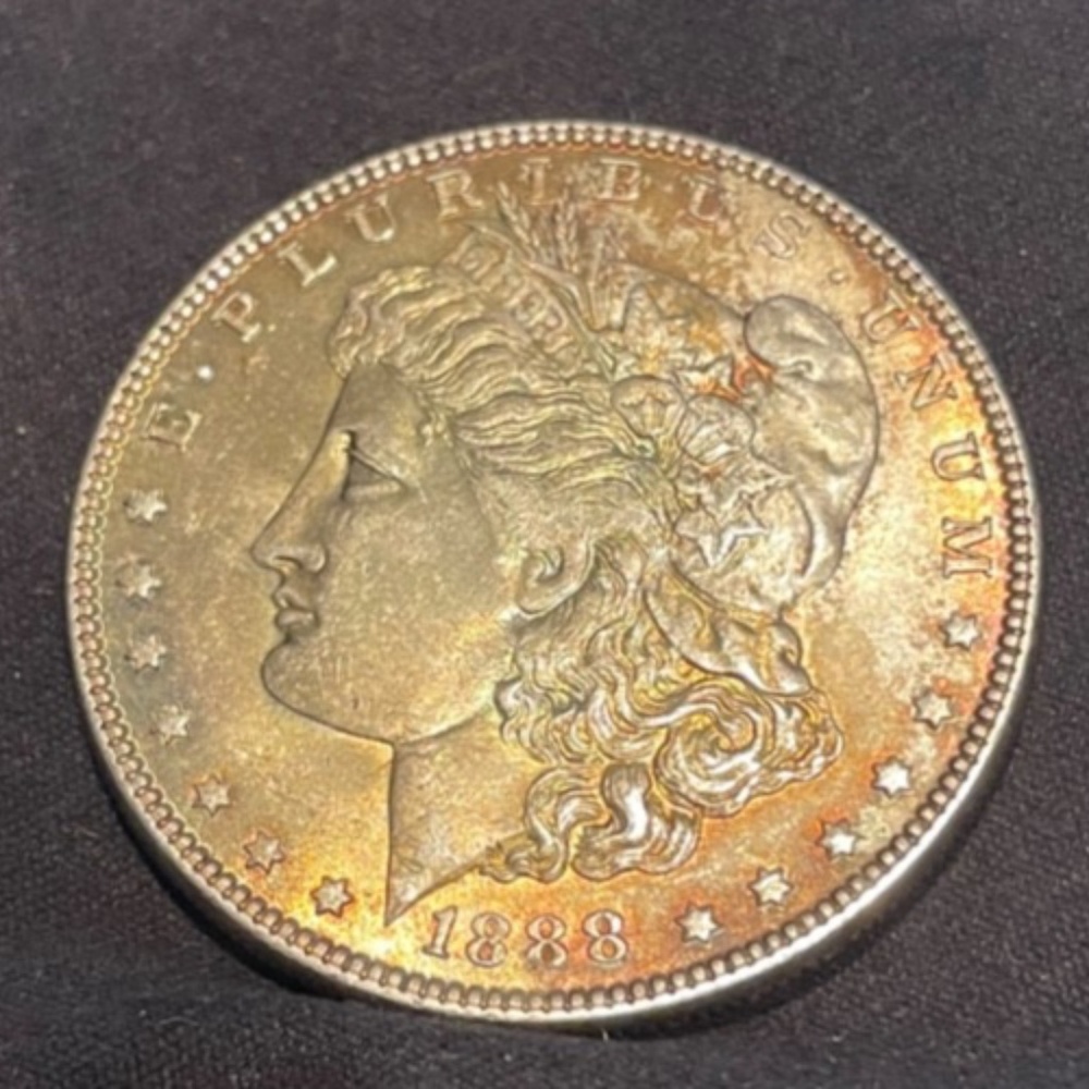 1888 P Morgan Silver GC Dollar Brilliant #206106666079